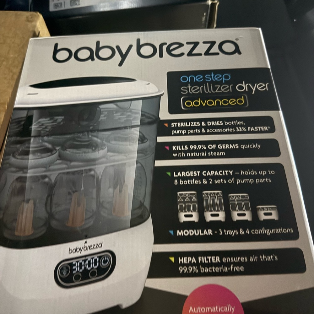 Baby Brezza One Step Sterilizer Dryer Advanced - White